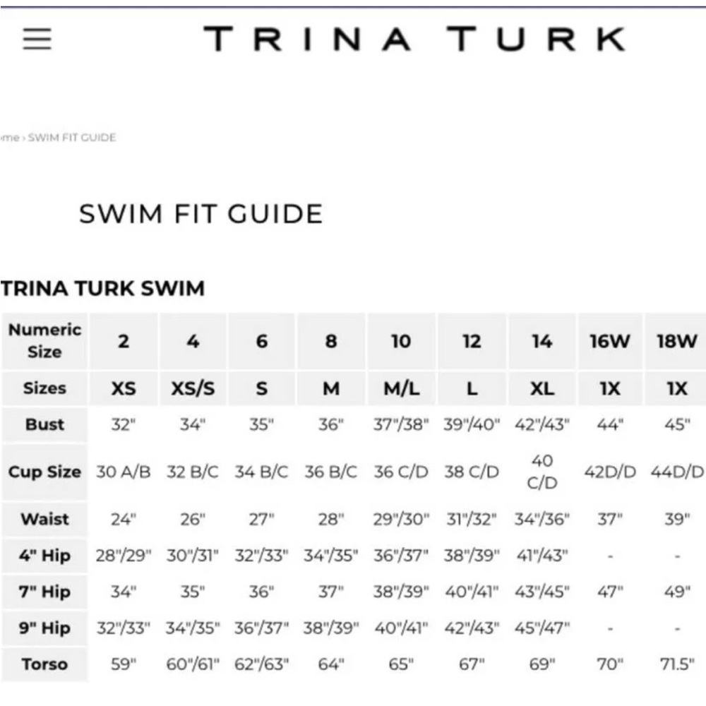 Trina Turk Breeze Plunge Suit NWOT - Picture 4 of 11
